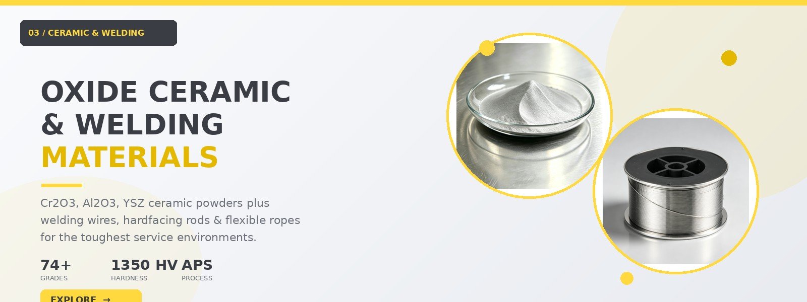 Oxide Ceramic & Welding Materials